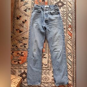 AGOLDE 90s Pinch | 24 | Women's High Rise Straight Jeans - Blue